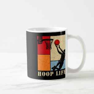 Sketll Hoop Life Player Retro Youth Sport Player B Coffee Mug