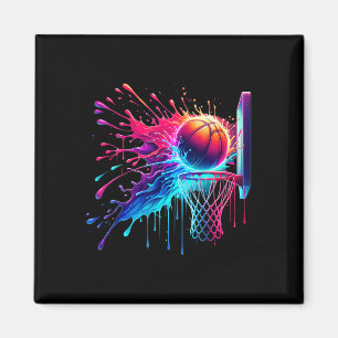 Sketll Hoop Net Shirt For Boys Men Teen Ice Cream Magnet