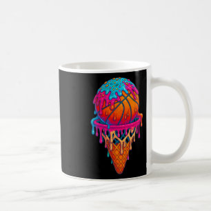 Sketll Ice Cream Drip Cone Boys Girls Youth Sketll Coffee Mug
