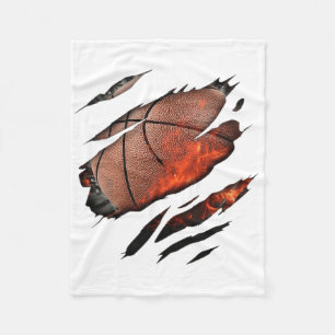 Sketll In Me Design Fleece Blanket