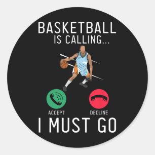 Sketll Is Calling Classic Round Sticker