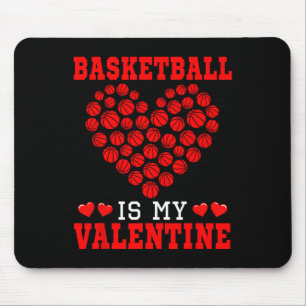 Sketll Is My Valentine Player Team Cute Hearts Sha Mouse Pad