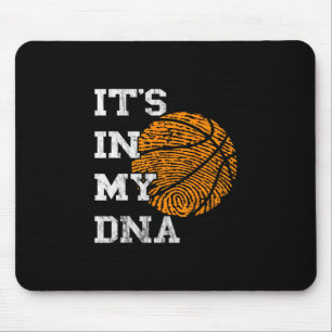 Sketll It's In My Dna Fingerprint Playing Sketll Mouse Pad