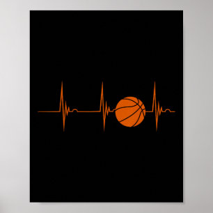 Sketll Ll Sport Heartbeat Ecg Pulse Bll Player Spo Poster
