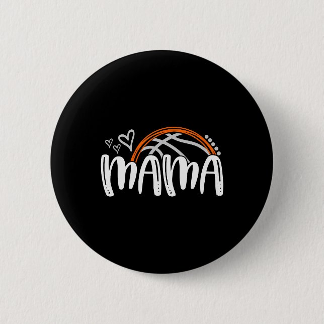 Sketll Mama  6 Cm Round Badge (Front)