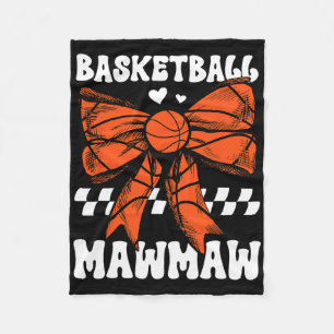 Sketll Mawmaw Of A Sketll Player Mawmaw Coquette  Fleece Blanket