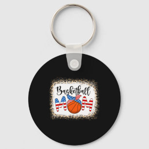 Sketll Mom Shirts Women Mama American Flag 4th Of Key Ring
