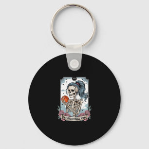 Sketll Mom Tarot Card Skeleton Sketll Mothers Day Key Ring
