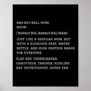 Sketll Momteam Momgiftyouth Sports Poster