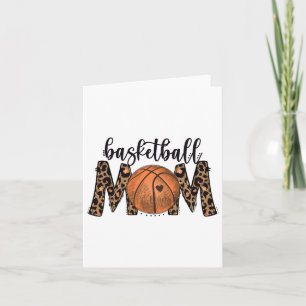 Sketll Mum Leopard Print Cheetah Proud Mum Sport Card