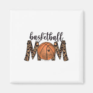 Sketll Mum Leopard Print Cheetah Proud Mum Sport Magnet