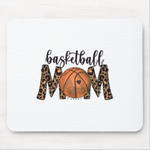 Sketll Mum Leopard Print Cheetah Proud Mum Sport Mouse Pad