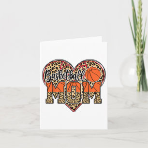 Sketll Mum Leopard Senior Graduation Mothers Day 2 Card