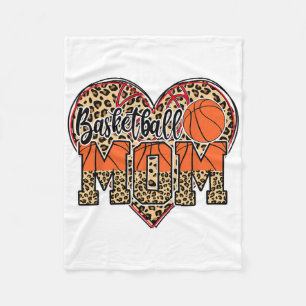 Sketll Mum Leopard Senior Graduation Mothers Day 2 Fleece Blanket