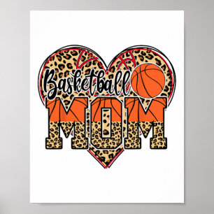 Sketll Mum Leopard Senior Graduation Mothers Day 2 Poster