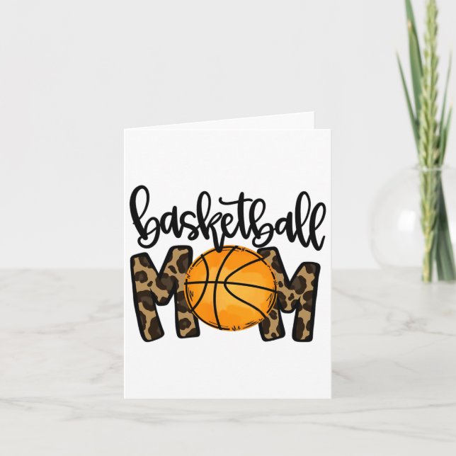 Sketll Mum Leopard Sketll Mama 1  Card (Front)