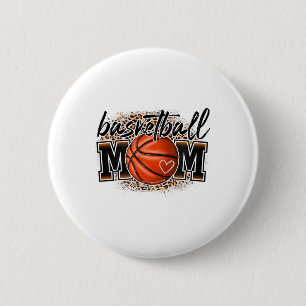 Sketll Mum Leopard Sketll Senior Mum Mother Day 6 Cm Round Badge