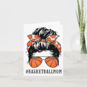 Sketll Mum Messy Bun Proud Mama Sketll Sunshades Card