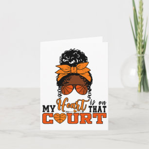 Sketll Mum My Heart Is On That Court Afro-american Card