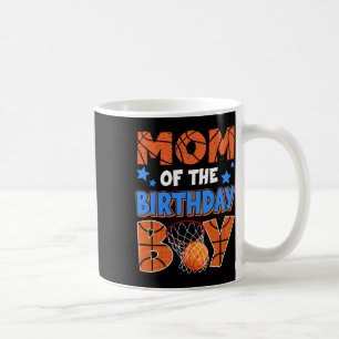 Sketll Mum Of The Birthday Boy Family Matching Coffee Mug