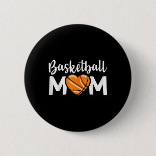 Sketll Mum Player Hoop Junkie Mother's Day Mama 6 Cm Round Badge