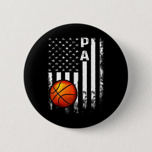 Sketll Pa American Flag Vintage Christmas Xmas For 6 Cm Round Badge