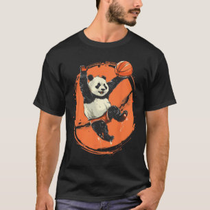Sketll Panda Bear Drawing Animal Art Sketll Lover  T-Shirt