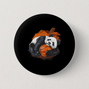 Sketll Panda Bear Sketll Lover Drawing Animal Art  6 Cm Round Badge
