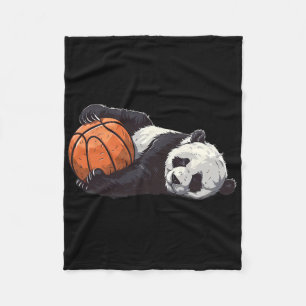 Sketll Panda Bear Sketll Lover Drawing Animal Art Fleece Blanket