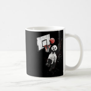 Sketll Panda Bear Slam Dunk Artwork Sketll Player  Coffee Mug