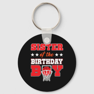 Sketll Party Sister Of The Birthday Boy Ller Famil Key Ring