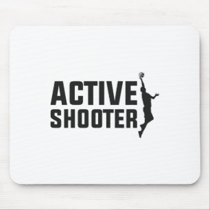 Sketll Player Active Shooter Sketll Lovers Men Wom Mouse Pad