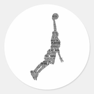 Sketll Player Coach Kids Boys Men 1 Classic Round Sticker