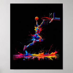 Sketll Player Drip Boys Youth Kids Men Women Teens Poster