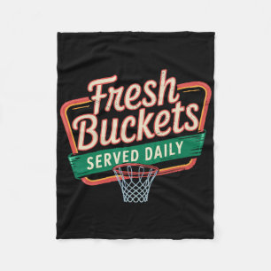 Sketll Player Fresh Buckets Served Daily Fleece Blanket