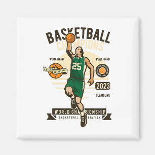 Sketll Player Game Coach Sports Lover Magnet