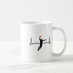 Sketll Player Heartbeat Ller Coach Men Sketll Fan Coffee Mug