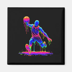 Sketll Player Ice Cream Drippy Melting Liquid Magnet
