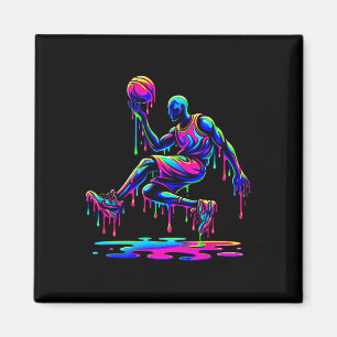 Sketll Player Jump Ice Cream Drippy Melting Liquid Magnet