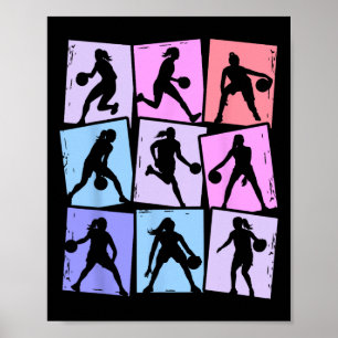 Sketll Player Kids Women Girls Poster