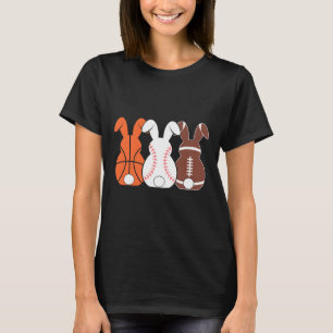 Sketll Sell Footll Sports Easter Bunny Rabbits 6 T-Shirt