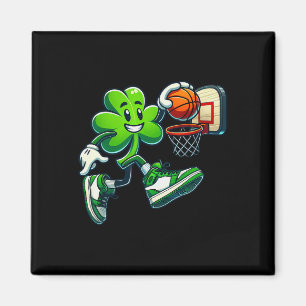 Sketll Shamrock Lucky Clover Irish St Patrick's Da Magnet