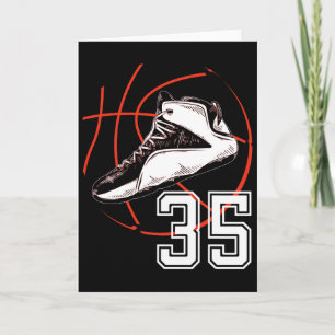 Sketll Shoes 35th Birthday Party Gift 35 Sports Lo Card