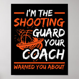 Sketll Shooting Guard Funny Sketll Player Poster