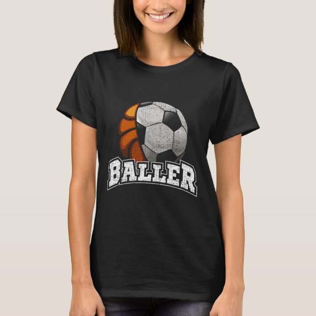 Sketll Soccer Funny  T-Shirt (Front)