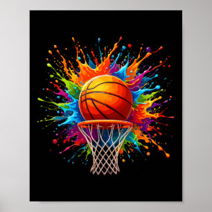 Sketll Tie Dye Colour Splash Sketll Poster
