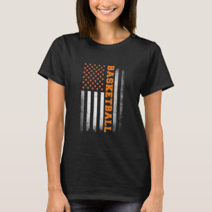 Sketll Usa Us Flag Sketll Men Boys T-Shirt