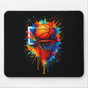 Sketll Water Color Sketll Players Lovers Men Boys Mouse Pad