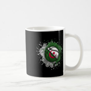 Sketll With Algeria Flag Coffee Mug