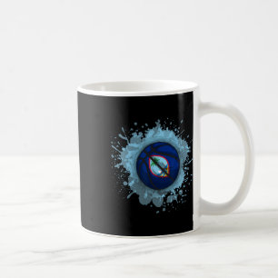 Sketll With Guam Flag Coffee Mug